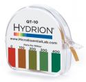 Papier test Hydrion 0-400ppm  Quaternaire