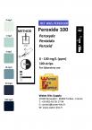 100 Peroxide strips 0-100  0-1-3-10-30-100 mg/L H2O2  or PPM